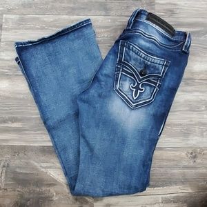 Rock Revival Mid-Rise Flare 32